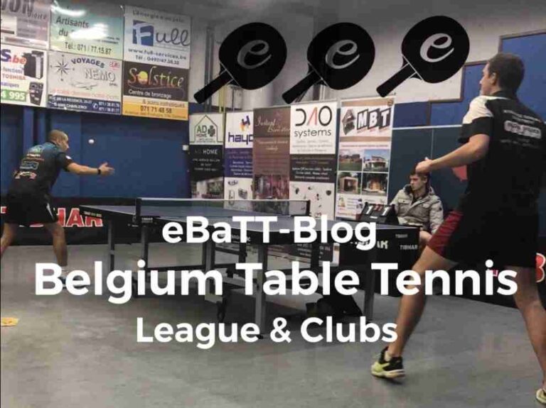 Table Tennis Culture in Belgium eBaTT