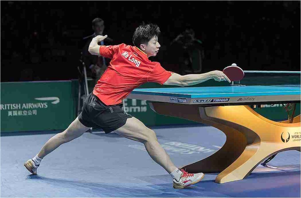 Ma Long Forehand touch