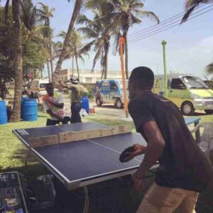 Table tennis break