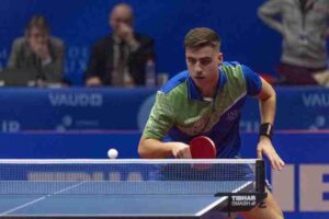 Darko Jorgic of Slovenia in action